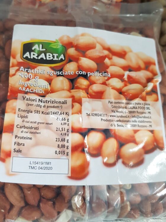 Arachidi sgusciate Al Arabia