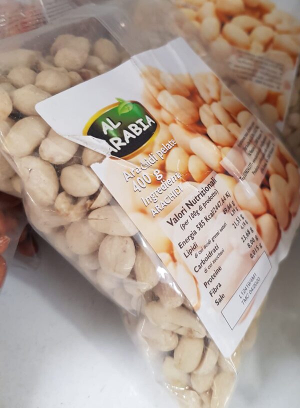Peeled peanuts Al Arabia italy
