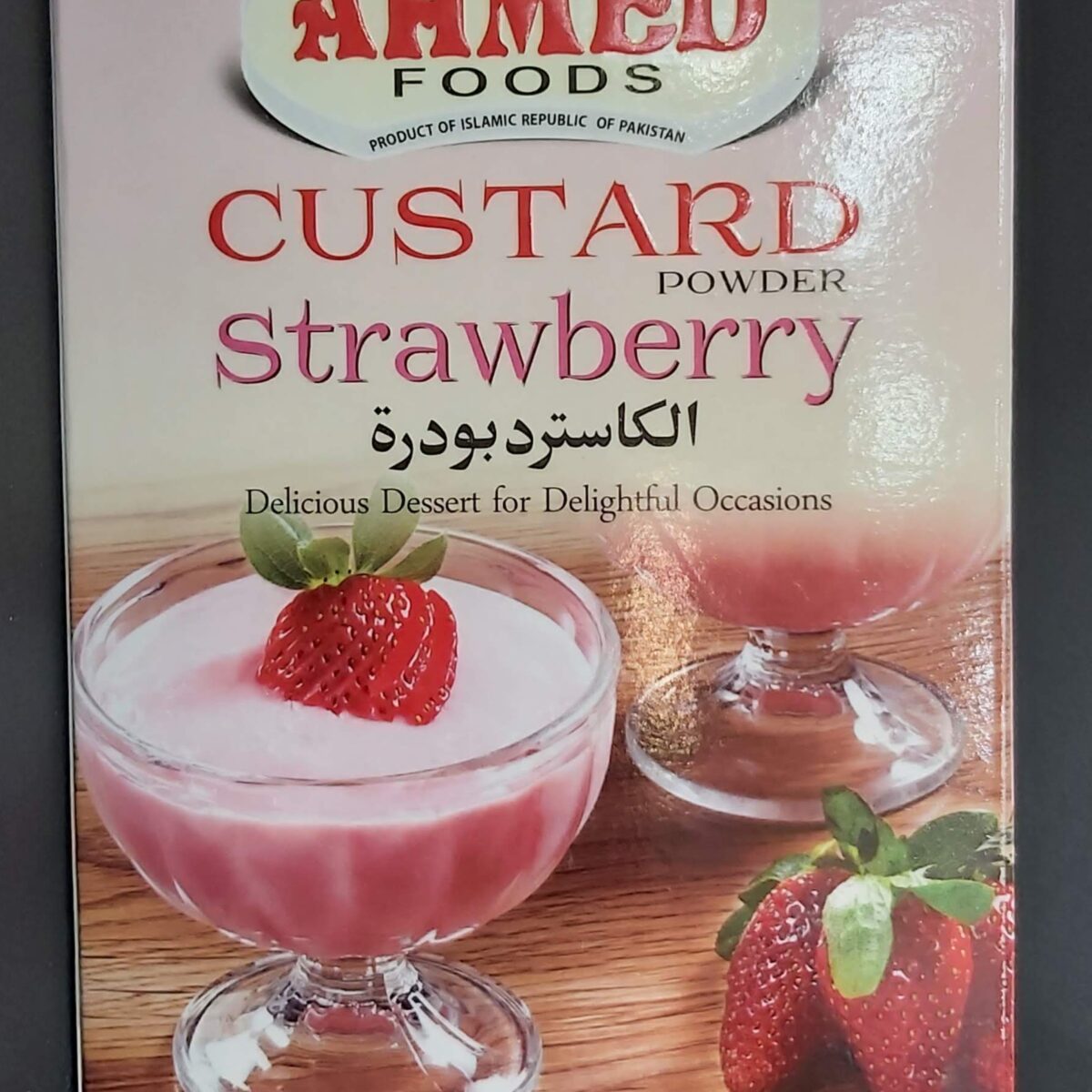 Custard powder alla fragola